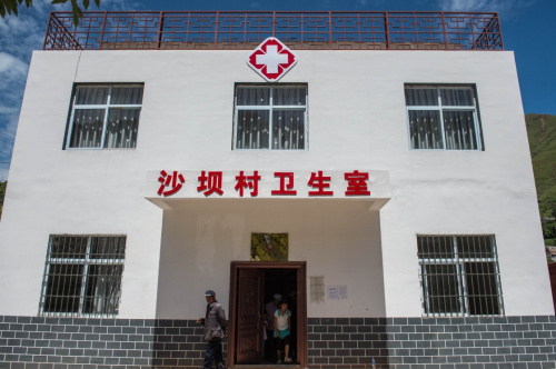 這是魯甸縣龍頭山鎮沙壩村新建成的衛生室（8月1日攝）。新華社記者 胡超 攝
